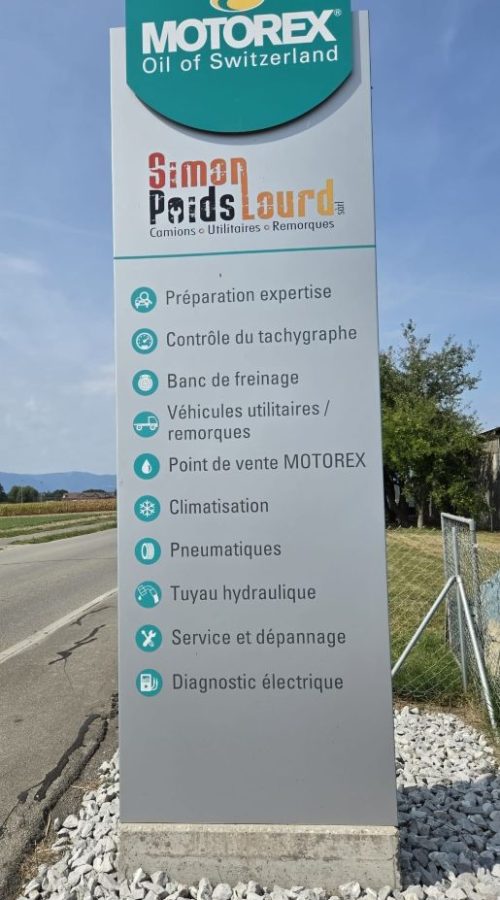 Panneau Motorex